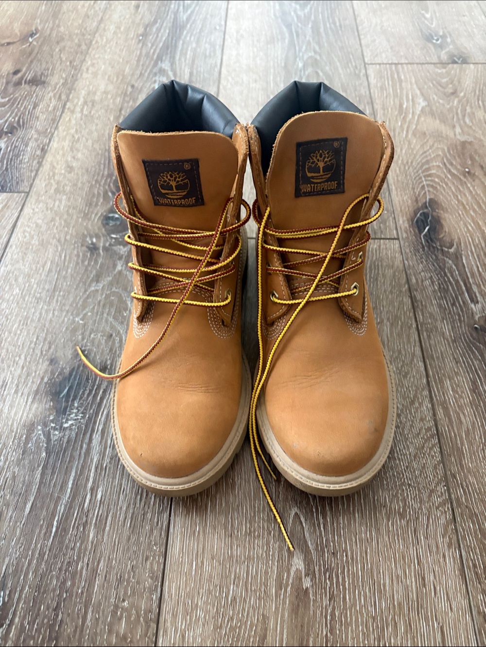 Timberland Wheat Leather Waterproof Work Boots